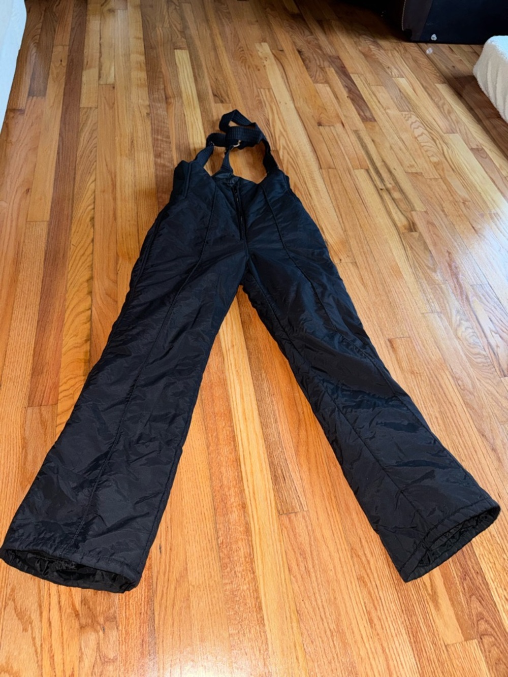 Black Women's Insulated Snow Bib Pants